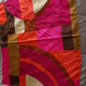 ECHO 100% silk square scarf